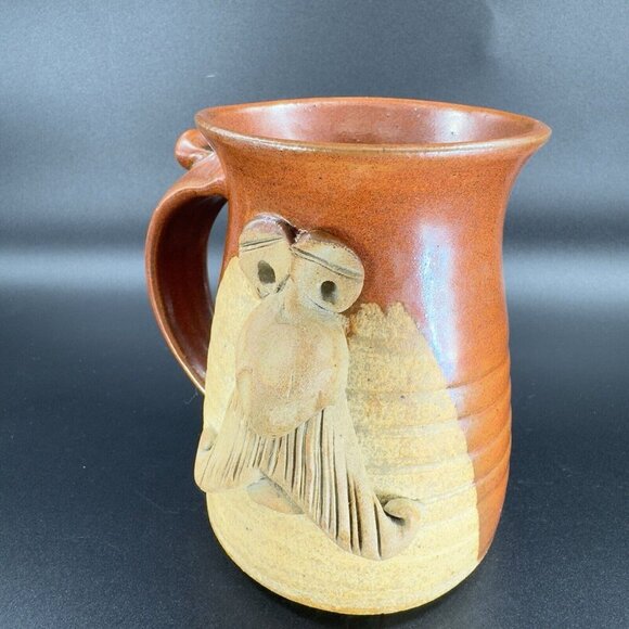 Wagner Stoneware Pottery Village Potter Coffee Mug Cup Face Anthropomorphic Mug - Picture 10 of 16